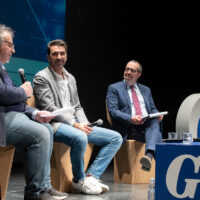 teatro due - GTALK - intervista a gigi buffon - piovani, buffon, rinaldi